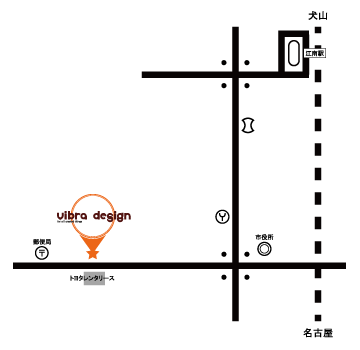vibra design周辺地図