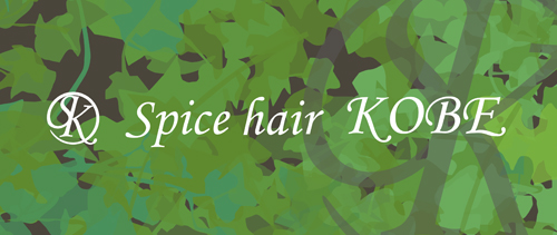 spice hair KOBEのロゴデザイン